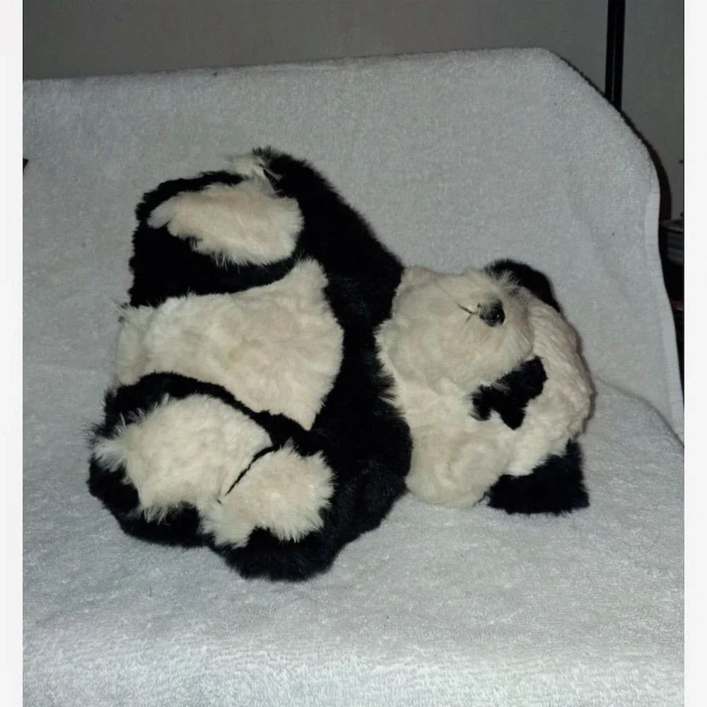 Vintage Fiesta Panda Plush Stuffed Toy‎ Small 6-14 in